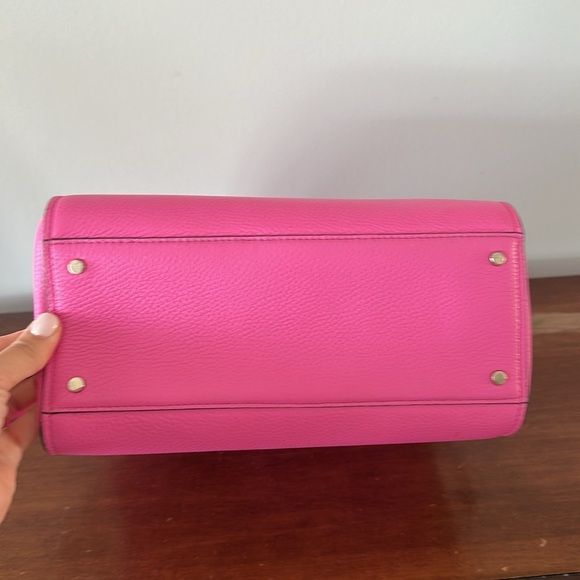 KATE SPADE Gorgeous Pink Handbag with Removable Crossbody Strap EUC - Picture 7 of 13